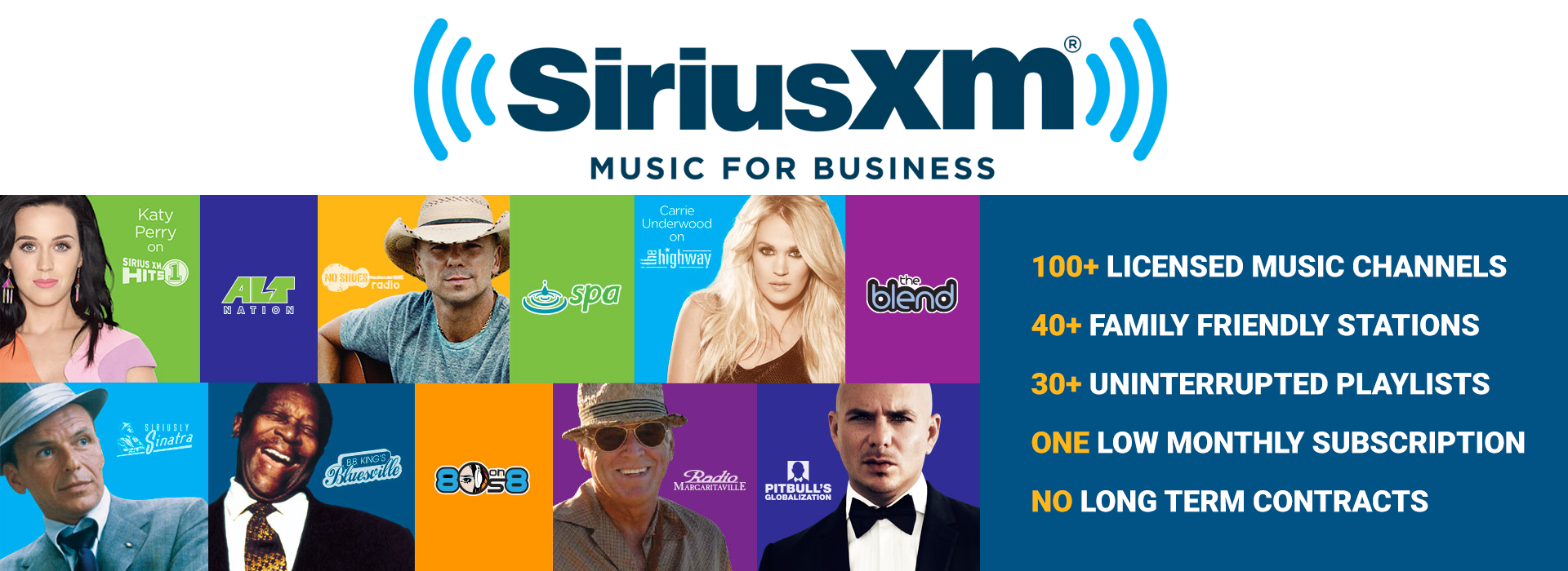 SiriusXM Music for Business Sonu Media (877) 3076677