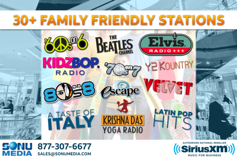 Family Friendly Music for Business Sonu Media (877) 3076677