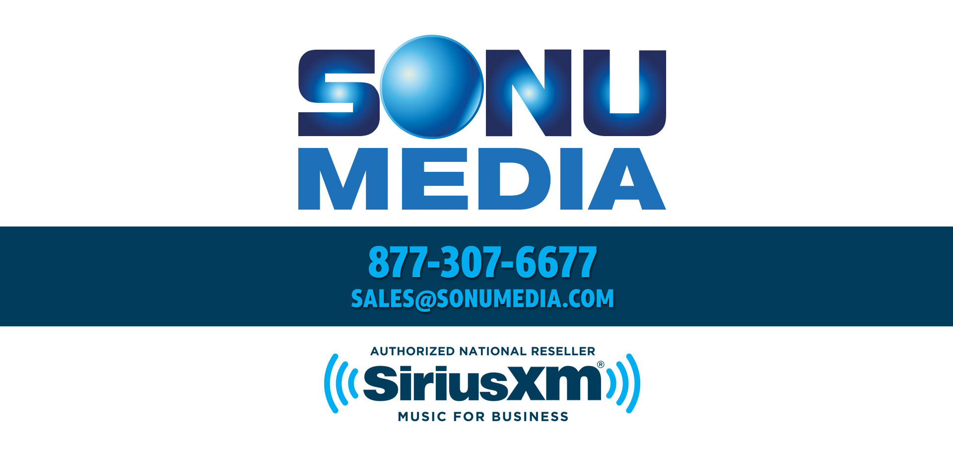 SiriusXM for Business Web Portal Music for Business 877-307-6677.